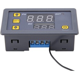 YUNIQUE GREEN-CLEAN-POWER - Digital Temperature Controller W3230 DC 12V | LED Display | Range -50°C to +110°C | Easy Installation | Load 20A, NTC 10K Probe Included