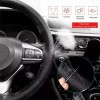 Funda De Volante De Piel Genuina Perforada Negra 38 Cm