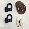 2 Pack Adjustable Cowboy Hat Rack Holder, Wooden Cowboy Hat