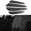 Carbon Fibre Car Door Protector, 4-Piece Door Edge Guard, Bumper