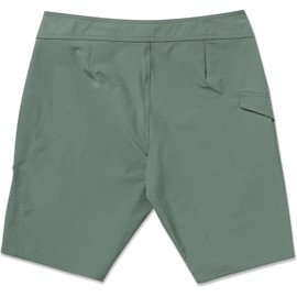 Volcom Men's Standard Mod Tech 20" Boardshort Swim Trunk, Light Olive