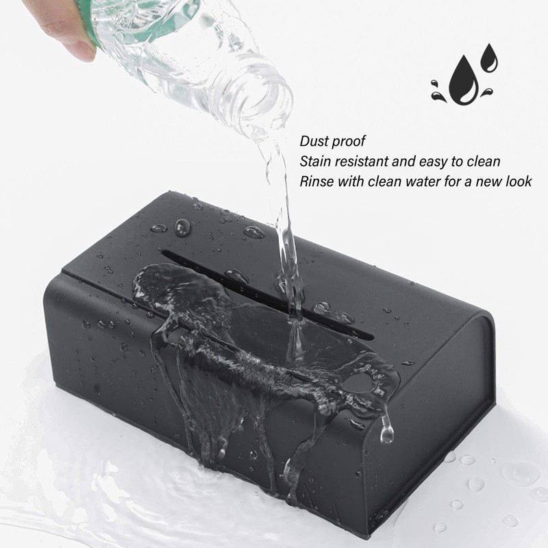 Car Napkin Holder Box Car Tissue Box Silicon Center Console