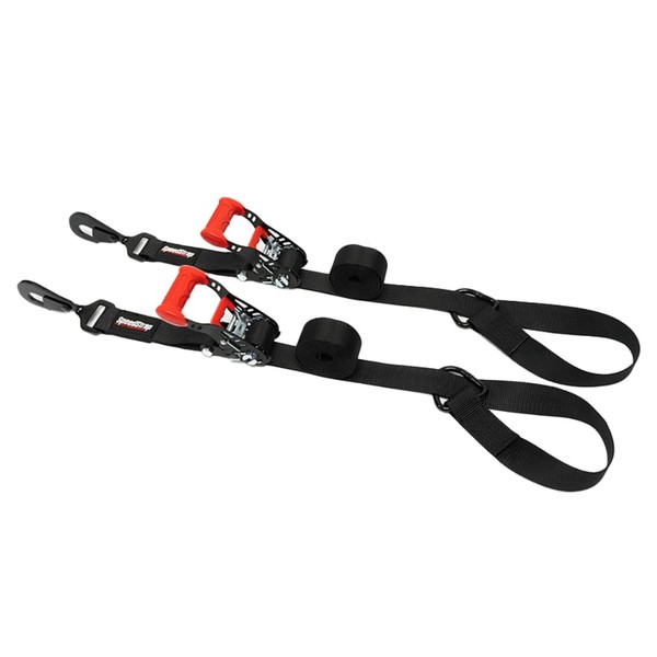 SpeedStrap Through Wheel Tie-Down, Black 1.5" x 10' Strap -