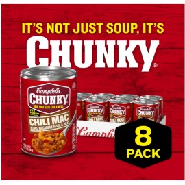 Campbell's Chunky Soup Chili Mac 16.3 Oz Can Case of 8