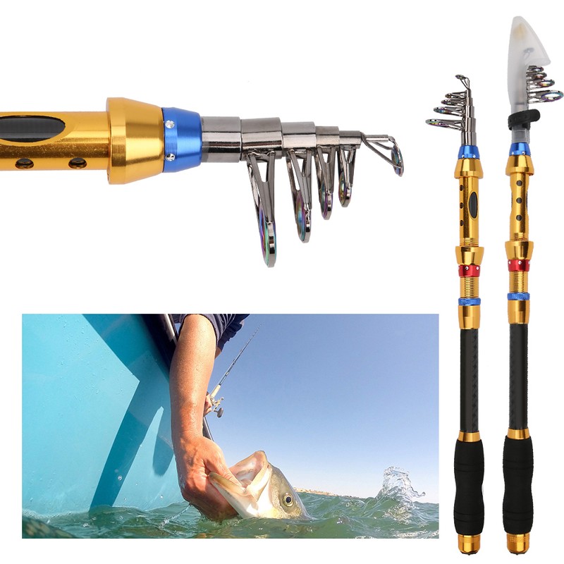 27488‑210 High Carbon Fiber 2.1M Rod Long Shot Sea Fishing