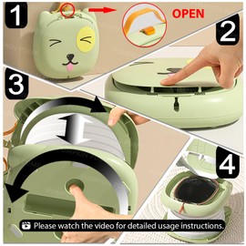 PUMPKIN PUMP Foldable Portable Potty for Toddler Travel, Training Toilet for Car Camping Indoor Outdoor Bathroom for Boys Girls Baby Kids Children Green