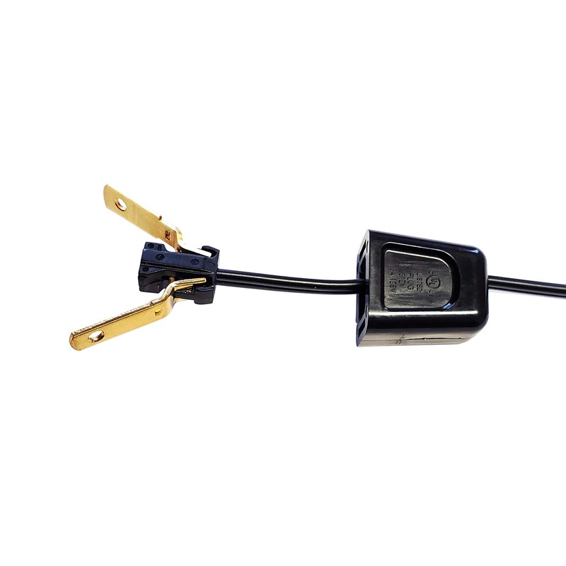 B&P Lamp® Polarized Quick Connect Lamp Plug (SPT-2, Gold)
