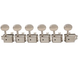 Musiclily Pro Vintage Guitar Tuners Split Shaft 6 in Line Machine Heads Tuning Pegs Keys Set for Squier Classic Vibe Fender Strat/Tele Style, Gold