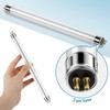 Kittmip 2Pack 32050 6Watt UV Replacement Bulbs, F6T5/BL Fluorescent Tube