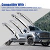 GXARTS Chrome Triple Plated 4 Door Handle Cover Compatible with