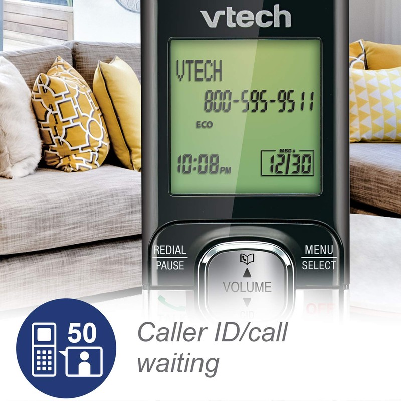 VTech CS6529-4B 4-Handset DECT 6.0 Cordless Phone with Answering System