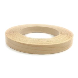 Edge Supply Brand Maple 7/8 inch X 50 ft Roll Preglued, Wood Veneer Edge Banding, Iron on with Hot Melt Adhesive, Flexible Wood Tape Sanded to Perfection. Easy Application Wood Edging