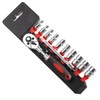 ULTECHNOVO Ratchet Wrench Set Screwdriver 12-piece Socket Tool Kit for