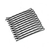 24-Count Black Bobby Pins for Hair Styling Updo Hair Clip 16ea