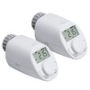 eqiva Electronic Radiator Thermostat Model N Set of 2 White