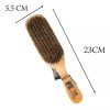 Phillips 440 4pz Cepillos Barbero Cerda Natural Mango Madera