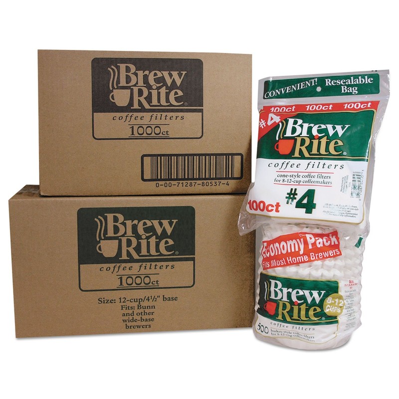Brew-Rite Coffee Filters- Home - 8 to 10 Cup -
