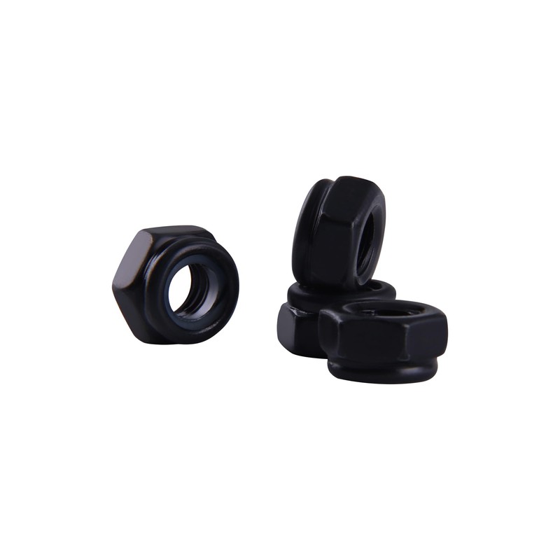 SBRRAIL M3 Hex Nuts Inserted Nylon Small Hardware Self Locking