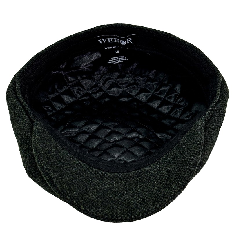 WEROR WEROR-432.1 Men's Flat Cap with Peak - Hat with