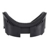 VR Face Pad Black Raised PU Leather Sweat Proof Light