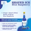 Snow Cone Syrup Blue Raspberry -1 Quart (32oz)