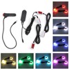 4‑In‑1 5V/12V Car Interior Ambient Light 7 Colors Adjustable Voice