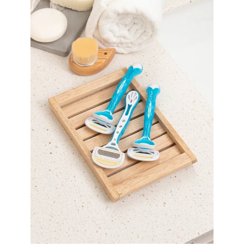 DAISO Kaijirushi Aquafit 5-blade body razor 3-piece