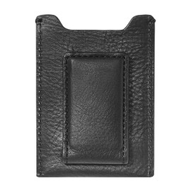 HoJ Co. RIP Money Clip Wallet For Men | Minimalistic Magnetic Card Case | Slim Card Front Pocket Wallet, Black, Casual