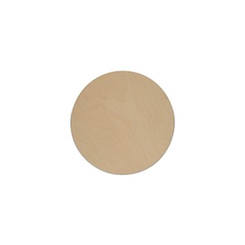 Wood Plywood Circles 4-1/2 inch, 1/8 Inch Thick, Round Wood Cutouts, Pack of 10 Baltic Birch Unfinished Wood Plywood Circles for Crafts, by Woodpeckers