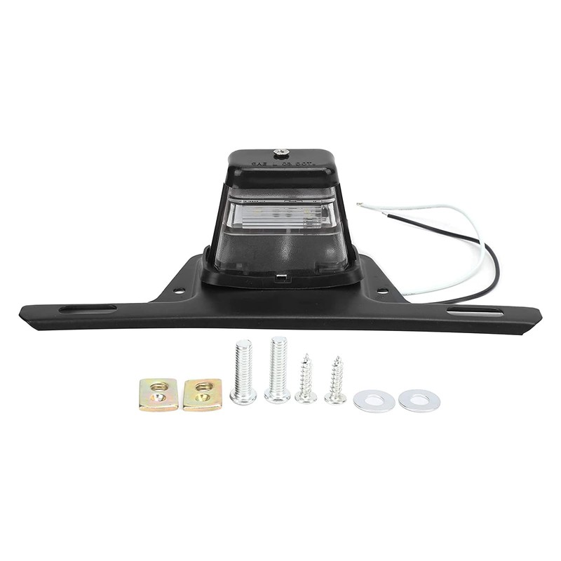 PerfecTech LED License Plate Light Waterproof 12V DC License Tag