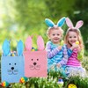 Scinzene Easter Bags Set of 4, Easter Bags with Rabbit