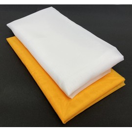 [nextlife] W-120-MO Screen Cloth for Plate Making (Silk Screen Mesh), Domestic Product, 100% Tetoron, Screen Printing, Width 5.3 ft (1.35 m) x Length 6.6 ft (2.0 m) (White) (24-315 Mesh Various