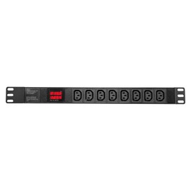 Metered PDU, 240V, L6-30P, 30A, 7200watts, (8) C13 Outlets, Crypto Mining PDU, Data Centre PDU, ASIC/RIGS PDU, 1U Racking