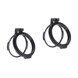 Gatuida 2pcs Filter Flip Holder Nd Filter Quick Release Ring Filter Holder Hood 58mm Nd Filter Ring Camera Accessory Camera Mount Lens Filter Clamshell Aluminum Alloy Camera Lens