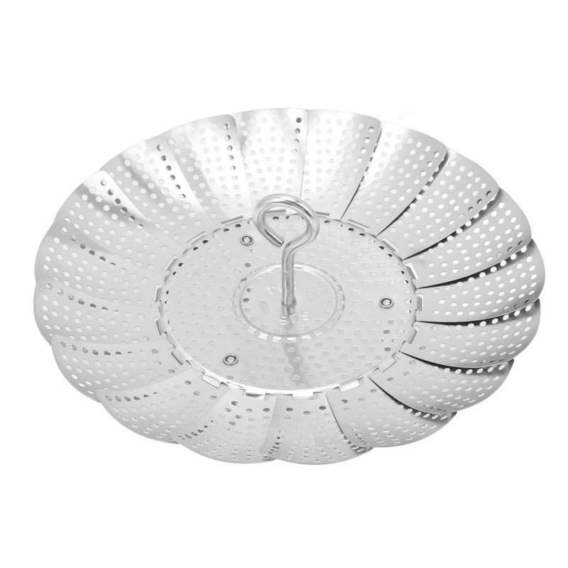 Foldable Vegetable Steam Basket No Warping 304 Stainless Steel Folding