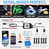 MICTUNING Car LED Interior Strip Light, 6 in 1 RGB