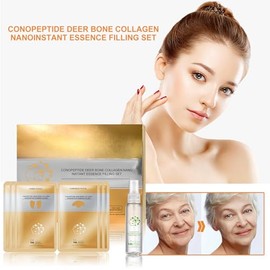 Set De Suero De Colágeno Óseo, Hidratación Intensa Para Cuidado Facial, Tratamiento Antiarrugas, Suaviza Líneas Finas Y Nutre La Piel Del Rostro