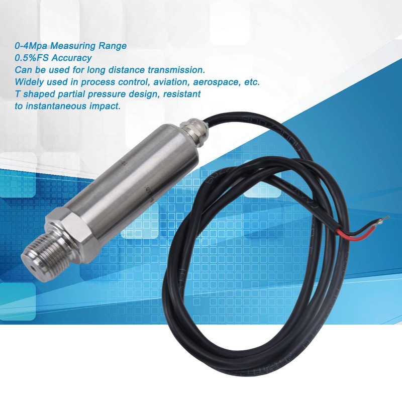 Pressure Transmitter 0‑4Mpa Waterproof Transducer Sensor 4‑20mA Output OMSJD‑QXYF‑01