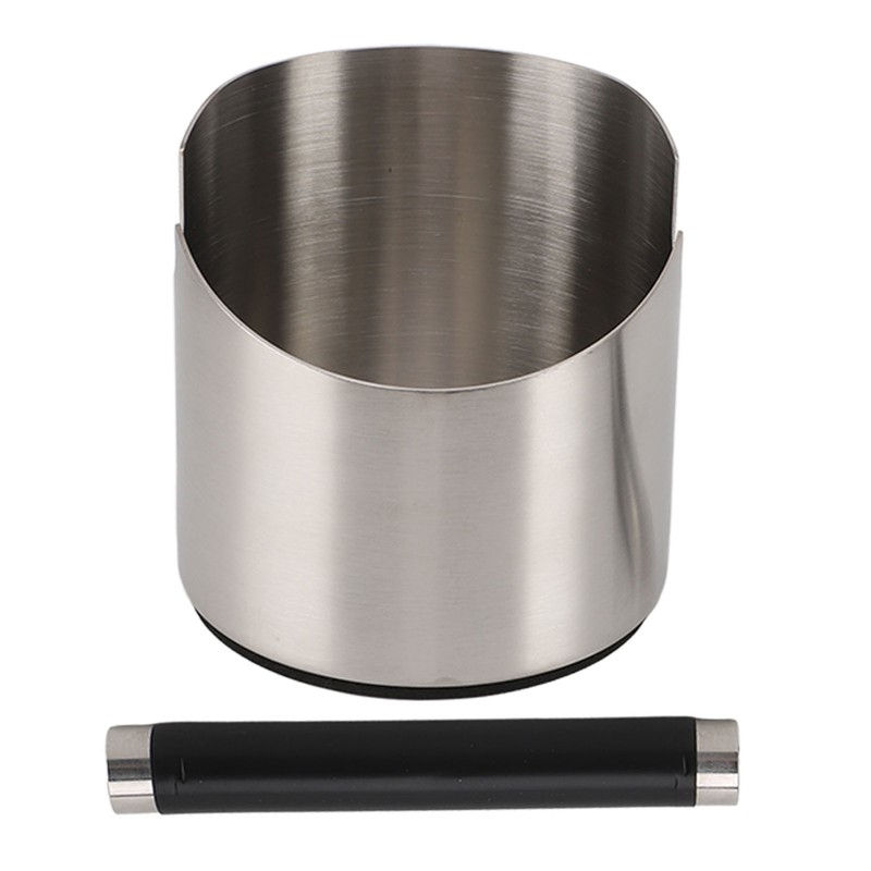 Stainless Steel Coffee Grounds Knock Box Coffee Knock Box with