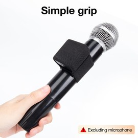 SUNMON Hand Microphone Elastic Sleeve for Rode Wireless GO II, Elastic Microphone Sleeve for Rode Wireless Go, Handheld Mic Elastic Sleeve for Wedding Vlog Meeting Interviews (2 Pcs)