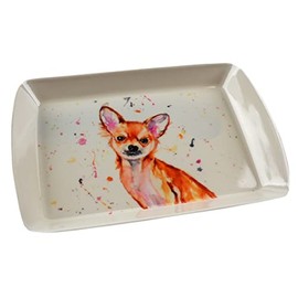 The Leonardo Collection LP48726 Small Tray | Chihuahua design | 1 Pc