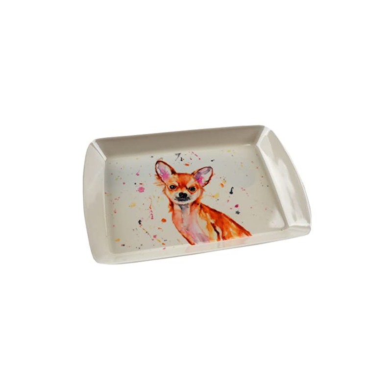 The Leonardo Collection LP48726 Small Tray | Chihuahua design |