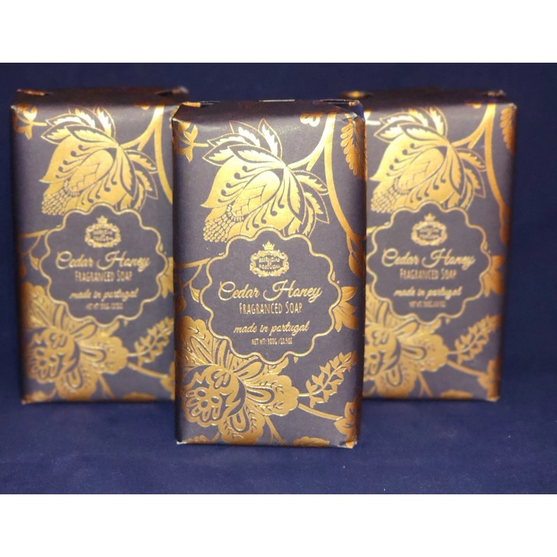 Essencias de Portugal - Cedar Honey Fragranced Soap 10.5 Oz