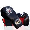Farabi Boxing Gloves for Training Punching Sparring (Black Dragon, 12-oz)