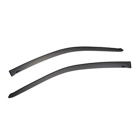 EOS Smoke Tinted JDM Style Side Window Visor Rain Guard - Made for and Compatible with Honda Civic 2 Door Coupe 01-05 2001 2002 2003 2004 2005