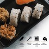 GOLIBER 16 Piece Japanese Style Sushi Plate Set - Includes