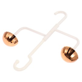 Levemolo 2pcs Rotatable Closet Purse Hanger Organizer for Handbags Scarves and Hats Space-saving Storage Easy Installation No Tools Required