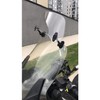 Dovhmoh Transparent Color, Universal Motorcycle Adjustable, Windscreen Extension, Windshield Spoiler,