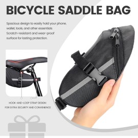 FZSECRIU 1 Piece Saddle Bag for Bicycle, Saddle Bag, Bicycle Saddle, Bicycle Saddle, Bicycle Saddle Bag, Saddle Bag