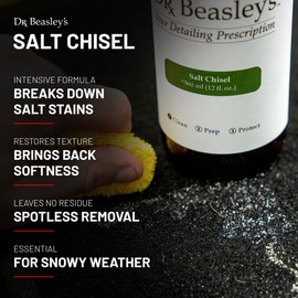 Dr. Beasley's Salt Chisel for Autos - Breaks Down Salt Stains on Carpets, Restores Softness, Leaves No Trace, Pro-Level Results, 1 Gal